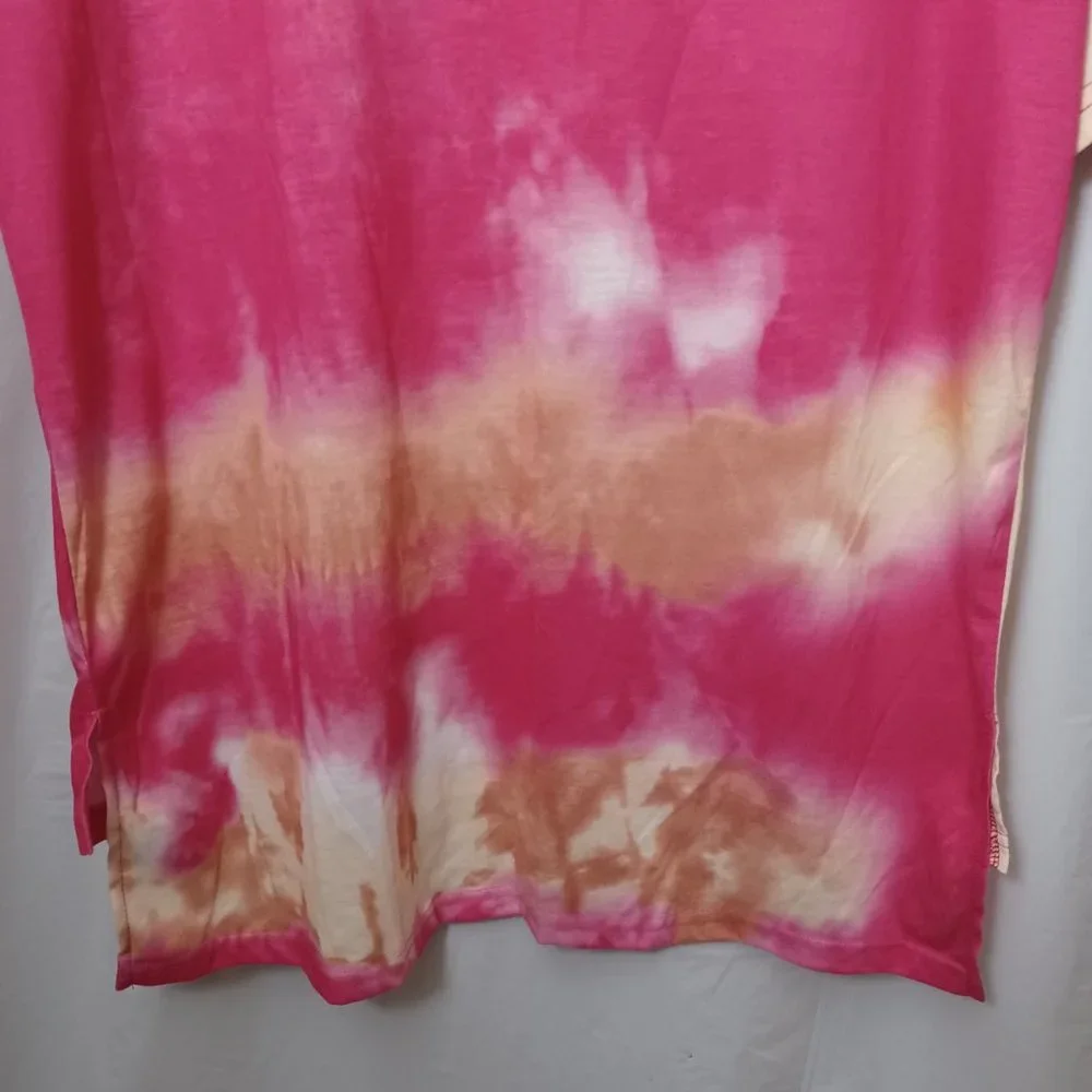 BELINDA  (TYE/DYE  V NECK ) TOP - Picture 8 of 10